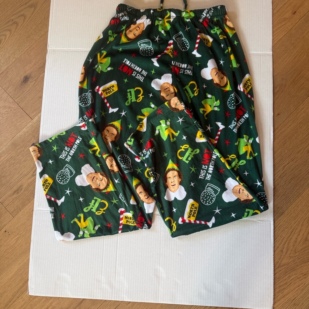 ELF Festive Pajama Set - Green and Red